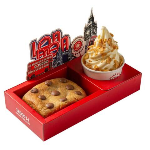 London Cookies with Ice Cream
